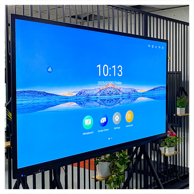 65/75/86/100 Inch 4K Display Smart Board Touch Screen Digital School Teaching Flat Panel Interactive Whiteboard