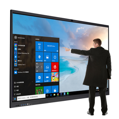 Hot Selling 55 65 75 85 Inch Multi Touch Screen Interactive Smart Board Ops Android Anti-glare Interactive panel Teaching Boards