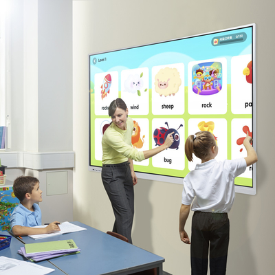 55 65 75 86 Inch Customized All-In-One Interactive Smart Education Boards Electronic Whiteboard for Classroom School