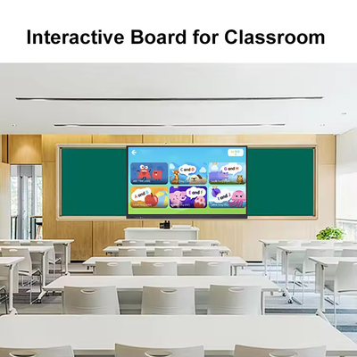 65 75 85 98 110 Inch 20 Points Touch LCD Display  Interactive Flat Panel Electronic Whiteboard Digital Smart Board for Classroom