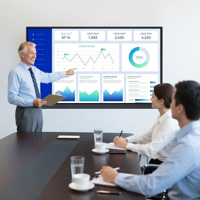 65 75 86 98 100 110 Inch School 4k All in One Lcd Multi Touch Digital Display Interactive Whiteboard Smart Board for Classroom