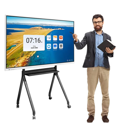 75inch 4kSmart Moniteurs Board Lcd Wifi Interactives Flat Panel Touch Screen for Teaching and Conference Interactives Flat Panel