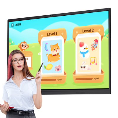 55 65 75 85 86 98 Inch 4k 3840x2160 Electronic Touch Screen Active Smart Board Interactive Electronic White Board