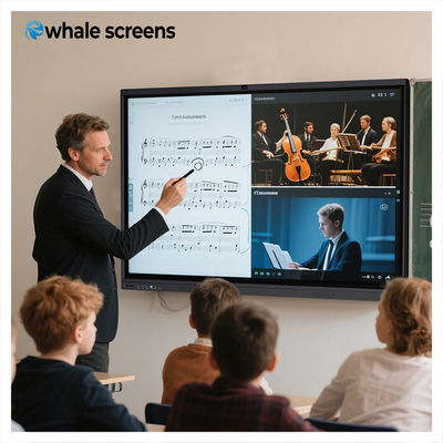 65/75/85/86/98/110 Inch LCD Display Smart Board Digital Whiteboard Educational Equipment Interactive Whiteboard