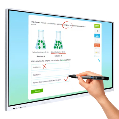 55 65 75 85 98 Inch Touch Screen Interactive Whiteboard Portable Interactive  Wireless Whiteboard Smart White Board Interactive