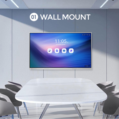 Whale Screens 65 75 85 Inch 4K HD Monitor Interactive Whiteboard Digital Board Touch Screen Smart Board for Classroom