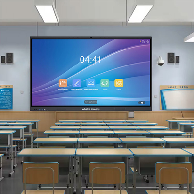 55 65 75 85 98 110 Inch Interactive Flat Panel Multi Touch LCD Display Screen UHD Digital Whiteboard Smart Board for Education