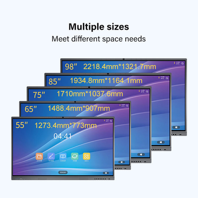 Whale Screens 86 98 110 Inch All in One Conference Machine 20 Points Touch Screen Smart Board Electronic Interactive Whiteboard