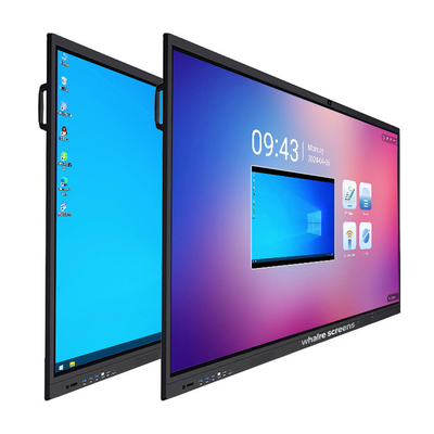 55/65/75/86/105/110 Inch Lcd Display Meeting Digital Interactive Whiteboard School Teaching Education Electronic 4k Smart Board