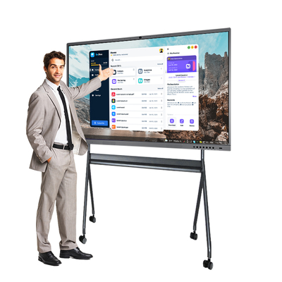 Large Screen 110 Inch All in One Touch Tv Smart Board Electronic 20 Points Touch Screen Interactive Whiteboard with Projector