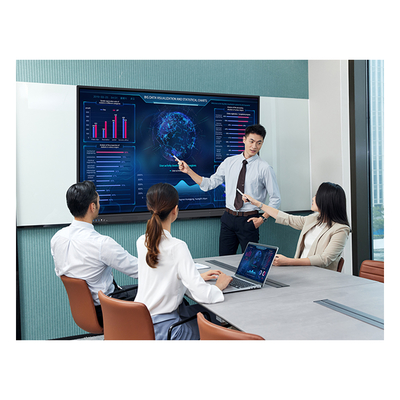 Large Screen 110 Inch All in One Touch Tv Smart Board Electronic 20 Points Touch Screen Interactive Whiteboard with Projector