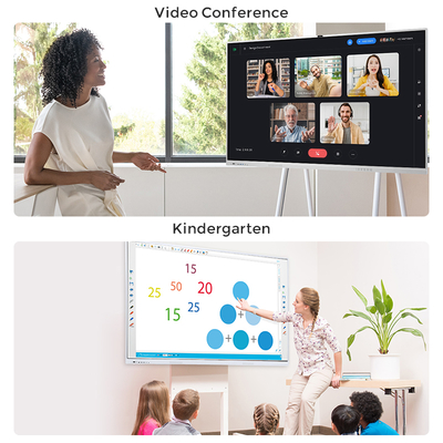 65 Inch Interactive Flat Panel 75 Inch Touch Screen 4k Display Interactive Smart Board Price for Meeting Room