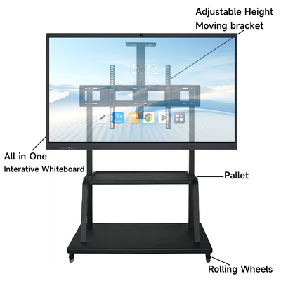 Whale Screen ODM 4K Android OPS 65 Inch Interactive Display Smart Board 75 Inch Touch Screen Monitor Interactive Whiteboard