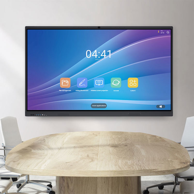 65/75/86/98/110 Inch Pen Finger Touch Screen LCD Display Digital Whiteboard Interactive Smart White Board for Meeting Room