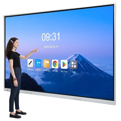 55 65 75 Inch LCD Display Teaching Board Touch Screen Digital Smart Board Interactive Whiteboard for Classroom