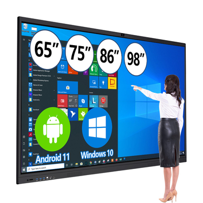 65/75/85/86/98/110 Inch LCD Display Smart Board Digital Whiteboard Educational Equipment Interactive Whiteboard