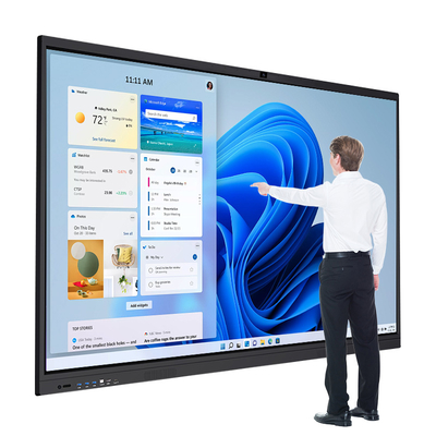 Whale Screens 4k HD Interactive Flat Panel 20 Points Touch Interact Boards Interactiva 65'' 75'' Touch Smart Boards