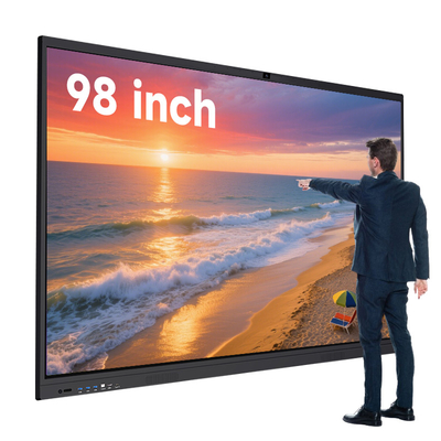 98/100 Inch Finger Pen Multi Touch Screen Smart 4k LCD Display Meeting  Electronic Digital Whiteboard Interactive Smart  Board
