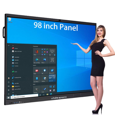 65 75 85 98 110 Inch 4k Lcd Multi Touch Interactive Flat Panel Android OPS Digital Interactive Smart Boards for School